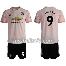 Fußballtrikots Manchester United Lukaku 9 Kinder Auswärts Trikotsatz 2018-2019